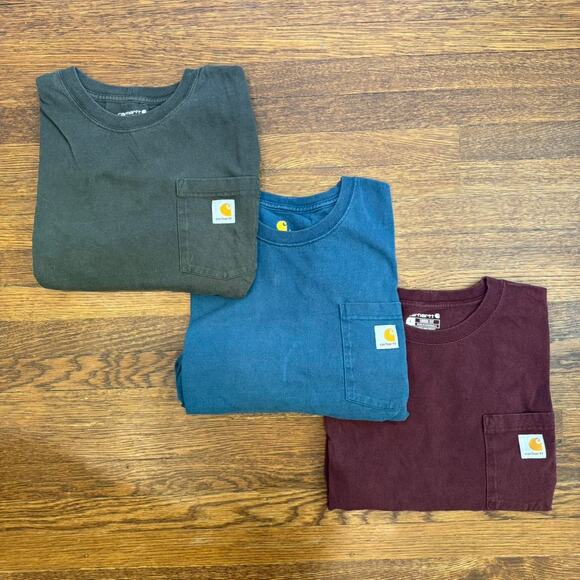 3-Pack | Carhartt Pocket Workwear Tshirts ( $75 Value ) - Picture 1 of 5